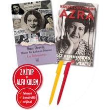 Kırmızı Kedi Yayınevi Alfa Kalem+Küçük Dev Kadın Azra+Suat Derviş:efsane Bir Kadın ve Dönemi(Liz Behmoaras) 2 Kitap Yeni