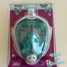 Özgürce Yeşil M / Mavi Tam Yüz Maske ve Şnorkel Seti, Su Macerası Için Ideal