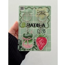 Deryora Matcha Love 2li Anahtarlık