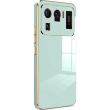 Eco Port Xiaomi Mi 11 Ultra Kılıf Volet Silikon - Açık Yeşil