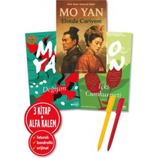 Kırmızı Kedi Yayınevi Alfa Kalem+Elveda Cariyem+Içki Cumhuriyeti+Saydam Turp (Mo Yan) 3 Kitap Yeni