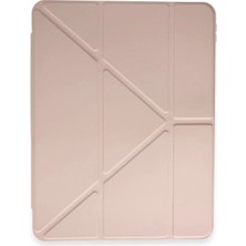 Mey İthalat Mey Ithalat®   Pad 6 Kılıf Kalemlikli Mars Tablet Kılıfı - Rose Gold