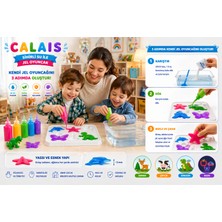 Calais Sihirli Su Jel Deney Seti – Renkli Orman Hayvanları 3D Oyuncak Yapımı