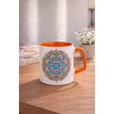 CraftMoris Mavi Mandala Desenli KUPA-265ML