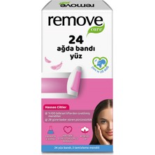 Remove Care Yüz Ağda Bandı Hassas Ciltler 24'lü 5 Adet