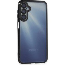 Newface Muratech New  Galaxy A15 4g Kılıf Razer Lensli Silikon - Siyah