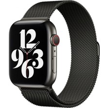 Mey İthalat Mey Ithalat®   Watch 38MM Metal Mıknatıslı Kordon - Siyah
