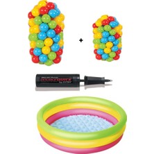 Özgürce Şişme Havuz ve Top Seti, 86X25 Cm, 150 Top, Pompa Dahil
