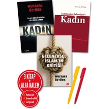 Kırmızı Kedi Yayınevi Alfa Kalem+Islam Kültürü Yumuşak Kadın+Geleneksel Islam+Cahiliyeden Islami(Mustafa Öztürk) 3 Kitap
