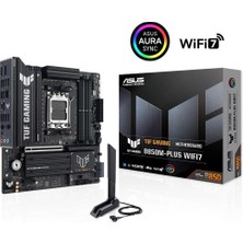 Asus Tuf Gamıng B850M-PLUS Wıfı7 Ddr5 HDMI Dp-Typec Pcıe 5.0 Am5 Matx