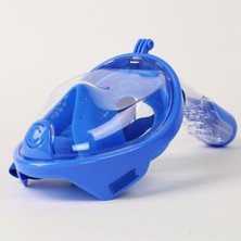 Özgürce Mavi Renkli Full Face Maske, Su Dünyası Teması, Yüz Maskesi, Konforlu Tasarım