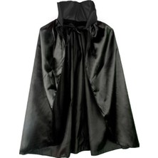 Mey İthalat Mey Ithalat® Siyah Renk Yakalı Halloween Pelerini 90 cm