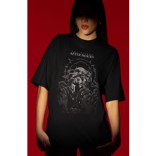 Sevbano The Weeknd After Hours Rapper Şarkıcı Ön Baskılı Unisex Oversize Tişört