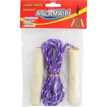 Belle Fusion Mey Ithalat®  2309007 Ahşap Saplı Atlama Ipi -Kızılkaya Oyuncak