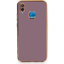 Eco Port Huawei P20 Lite Kılıf Volet Silikon - Mor