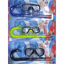 Özgürce Renkli Çocuk Maske ve Snorkel Seti, 07-15 Yaş, Eğlenceli Deniz Macerası