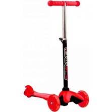 Belle Fusion Mey Ithalat® Twist Işıklı Scooter Kırmızı