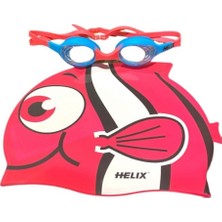 Özgürce Çocuklar Için Renkli Yüzücü Gözlüğü ve Bone Seti, Konfor ve Şıklık Bir Arada