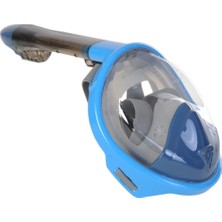 Özgürce Silikon Katlanabilir Full Face Şnorkel Maske Seti, Konfor ve Güvenle Denize!