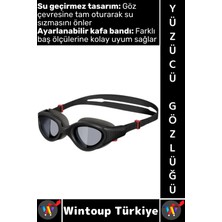 Özgürce Su Sızdırmaz Çok Şık Yüzücü Gözlüğü, Yetişkin ve Çocuklar Için