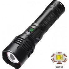 Eco Port F-38  Yüksek Güç Ultra Spot Uzun Menzilli El Feneri Şarj Edilebilir LED   Güçlü El Fener Ayd�
