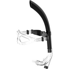 Özgürce Önden Dalış Şnorkeli Siyah, Konforlu ve Dayanıklı Su Altı Ekipmanı