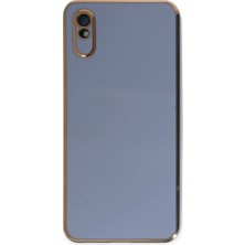 Eco Port Xiaomi Redmi 9A Kılıf Volet Silikon - Mavi