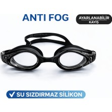 Özgürce Su Sızdırmaz Yüzme Gözlüğü, Anti-Fog, Ayarlanabilir, Havuz ve Deniz Kullanımı