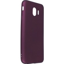 Eco Port Samsung Galaxy J4 Kılıf First Silikon - Mürdüm