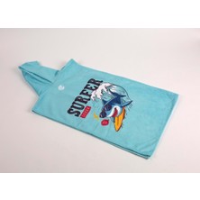 Özgürce Renkli Çocuk Surfer Panço, Turkuaz, 1 Numara (45-75)