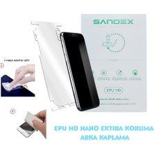 Xiaomi POCOPOHONE F6 Uyumlu NANO Full Arka Kaplama Esnek ULTRA İnce - SANDEX - EPU HD