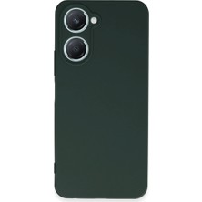 Eco Port Vivo Y18 Kılıf First Silikon - Koyu Yeşil