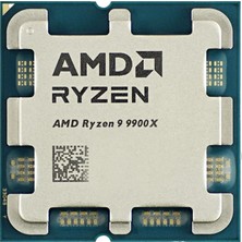 Amd Ryzen 9 9900X 78MB 12çekirdekli O/b UHD Am5 120W Kutusuz+Fansız