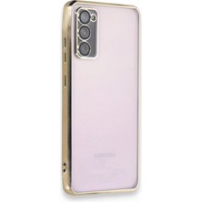 Newface Muratech New  Galaxy S20 Fe Kılıf Razer Lensli Silikon - Gold