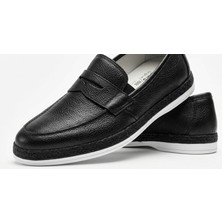 Growish GR0498 Hakiki Deri Hafif Poli Taban Günlük Kullanım Koku Yapmaz Casual Loafer Ayakkabı