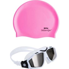 Özgürce Junior Yüzücü Gözlüğü Mirror Gl7 Smoke White Whit Black + Bone (Unisex)