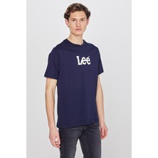 Lee %100 Pamuk Nefes Alan Regular Fit Normal Kesim Bisiklet Yaka Tişört