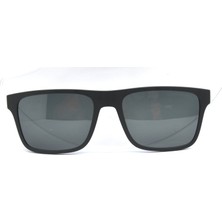 Silhouette Armanı EA4115 50421W 54/18 Clık On Magnetıc Klıps Gözlük Icın Siyah Gri Güneş Gözlüğü Klıpsı