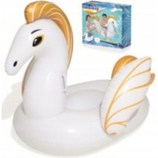 Özgürce Şişme Deniz Yatağı 159X109 cm Beyaz Pegasus Tutmalı