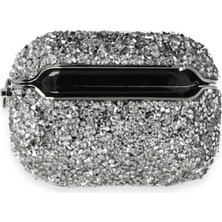 Vintessy Airpods Pro (1.nesil) Mira Taşlı Kılıf - Gümüş