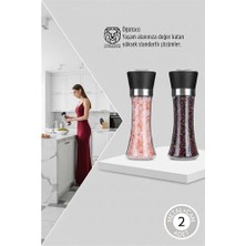 Mey İthalat Mey Ithalat® 2 Li Baharat Tuz Öğütücü Set Dees Dickerhoof Design 718753