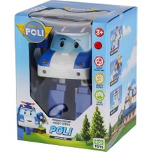 Belle Fusion Mey Ithalat® Polı MRT-685 Sesli ve Işıklı Robocar Poli Büyük Transforming Robot Poli