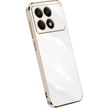 Eco Port Xiaomi Poco X6 Pro Kılıf Volet Silikon - Beyaz