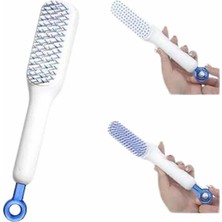 Belle Fusion Mey Ithalat® Kendini Temizleyen Tarak Fırça Geri Çekilebilir Evcil Hayvana Uygun Sıkı Dişli