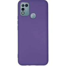 Vintessy Infinix Hot 10 Play Kılıf Nano Içi Kadife Silikon - Mor