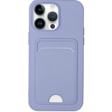Vintessy Iphone 14 Pro Kılıf Kelvin Kartvizitli Silikon - Lila