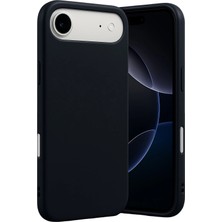 Newface Muratech New  Iphone 17 Air Nano Içi Kadife Silikon - Siyah