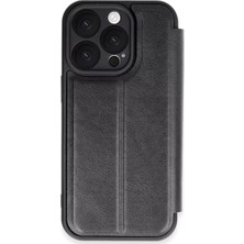 Paxteks Newface Apple iPhone 16 Pro Max Kılıf Flip Cover - Siyah