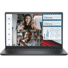 Dell Vostro 3530 N1601PVNB3530U-16G I7-1355U 16GB 512GB SSD O/b Intel Iris Xe 15.6" Dos Siyah Notebook