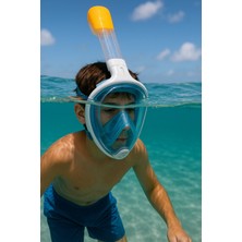 Özgürce Fullface Silikon Maske Şnorkel Set, Geniş Görüş ve Konforlu Dalış Deneyimi